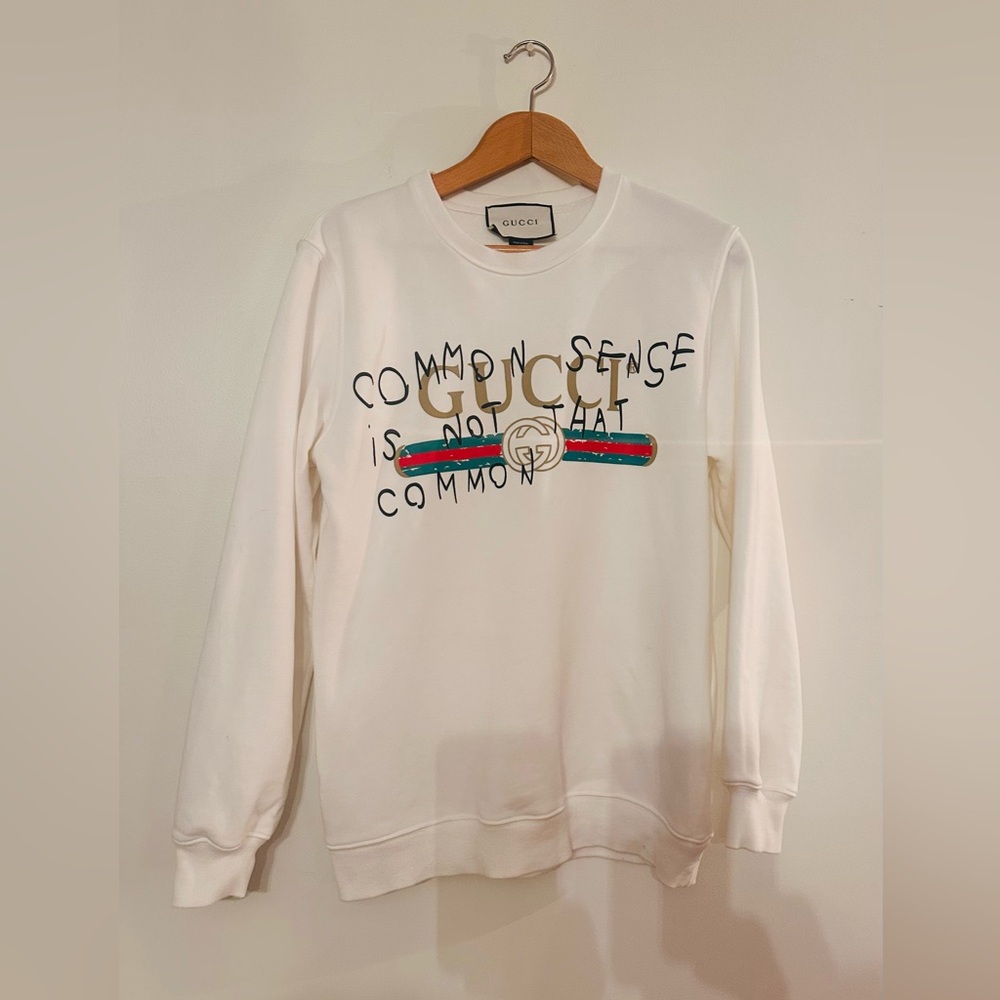 Gucci crewneck sweatshirt. By Alessandro Michele.
